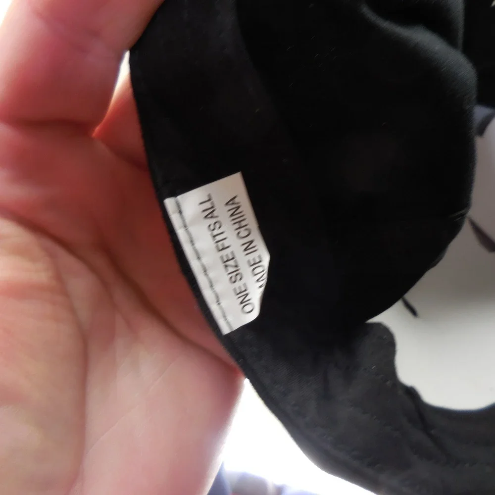 Frontier Airlines Baseball Cap Black Embroidered Strapback Hat One Size Fits All
